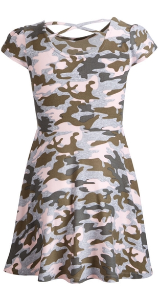 Little Girls Camouflage-Print Dress size 3T - Picture 2 of 2